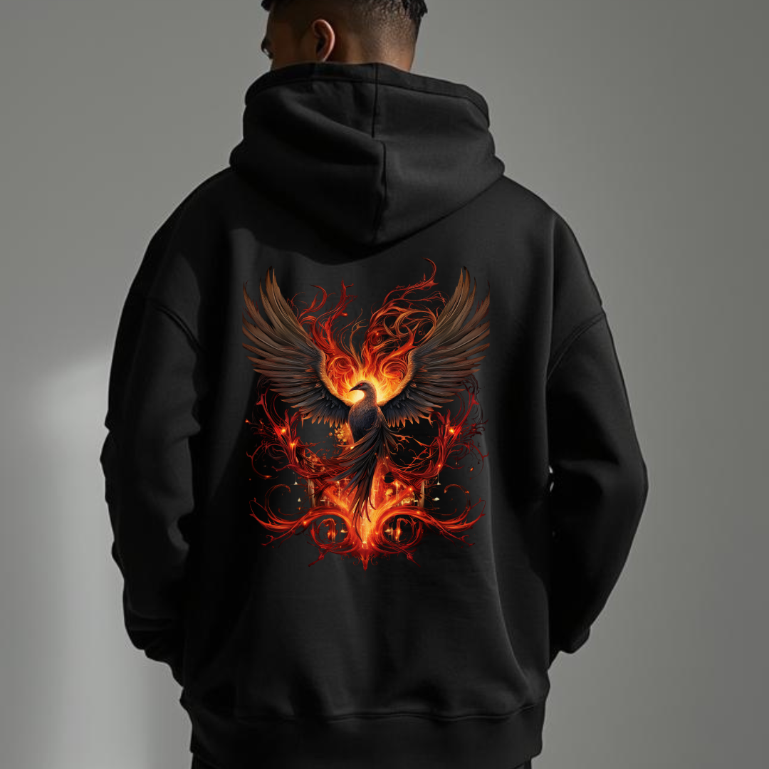 Flamed Zip Hoodie