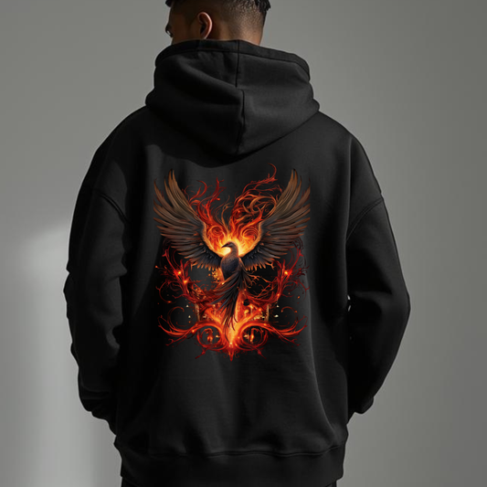 Flamed Zip Hoodie