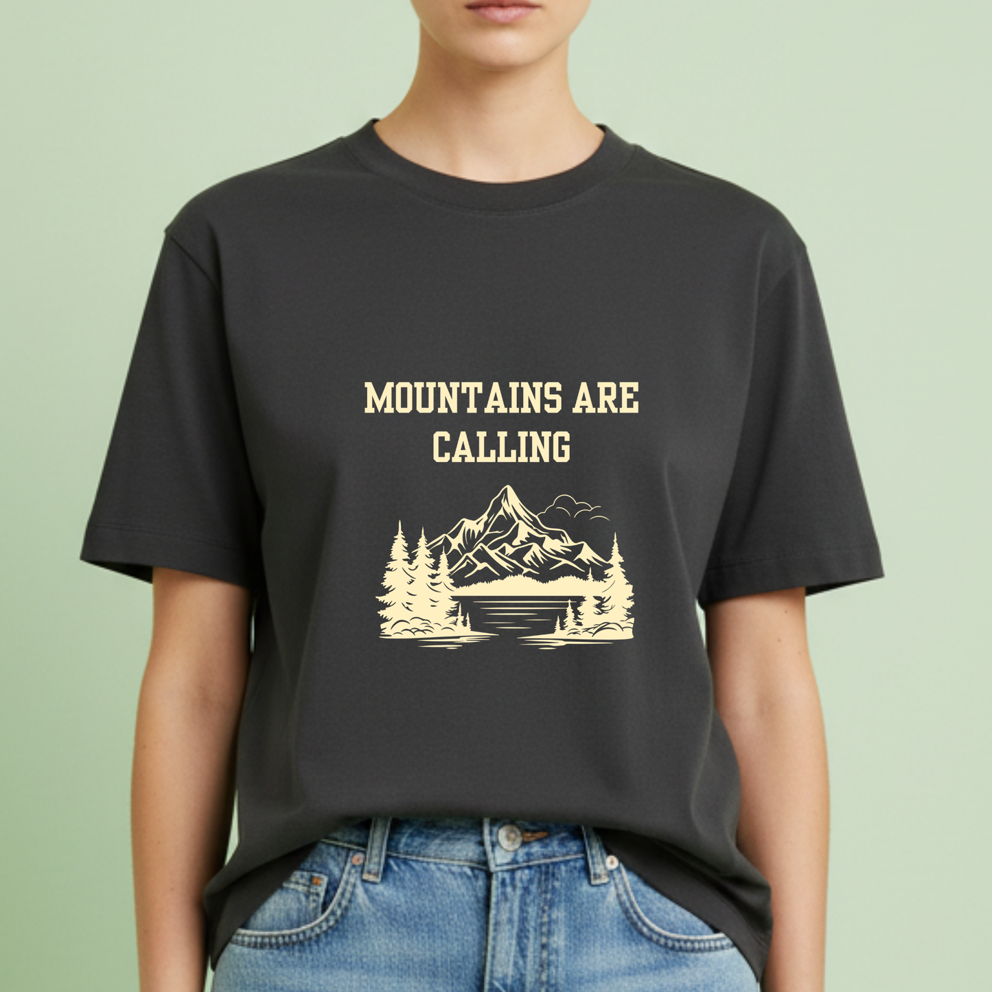 Mountains are calling, travel T-shirt for Woman