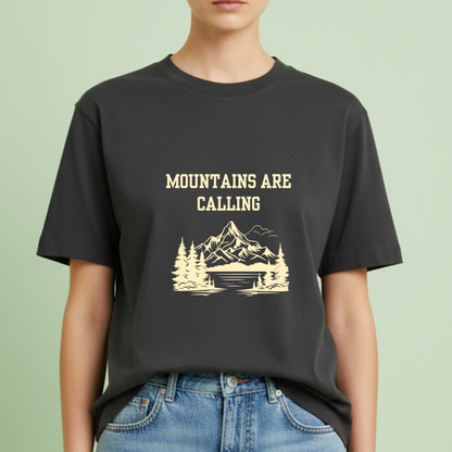 Mountains are calling, travel T-shirt for Woman