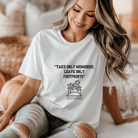 Take only memories Travel t-shirt for Woman