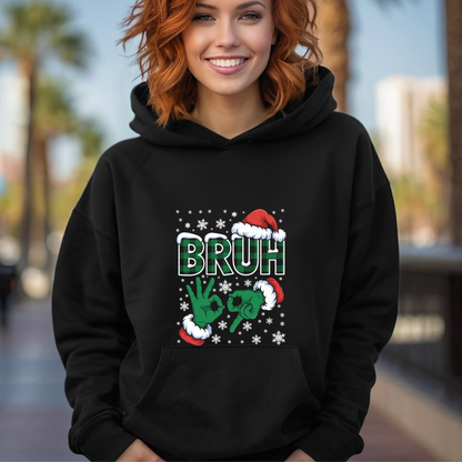 Bruh grinch Unisex Hoodie
