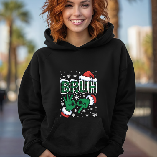 Bruh grinch Unisex Hoodie