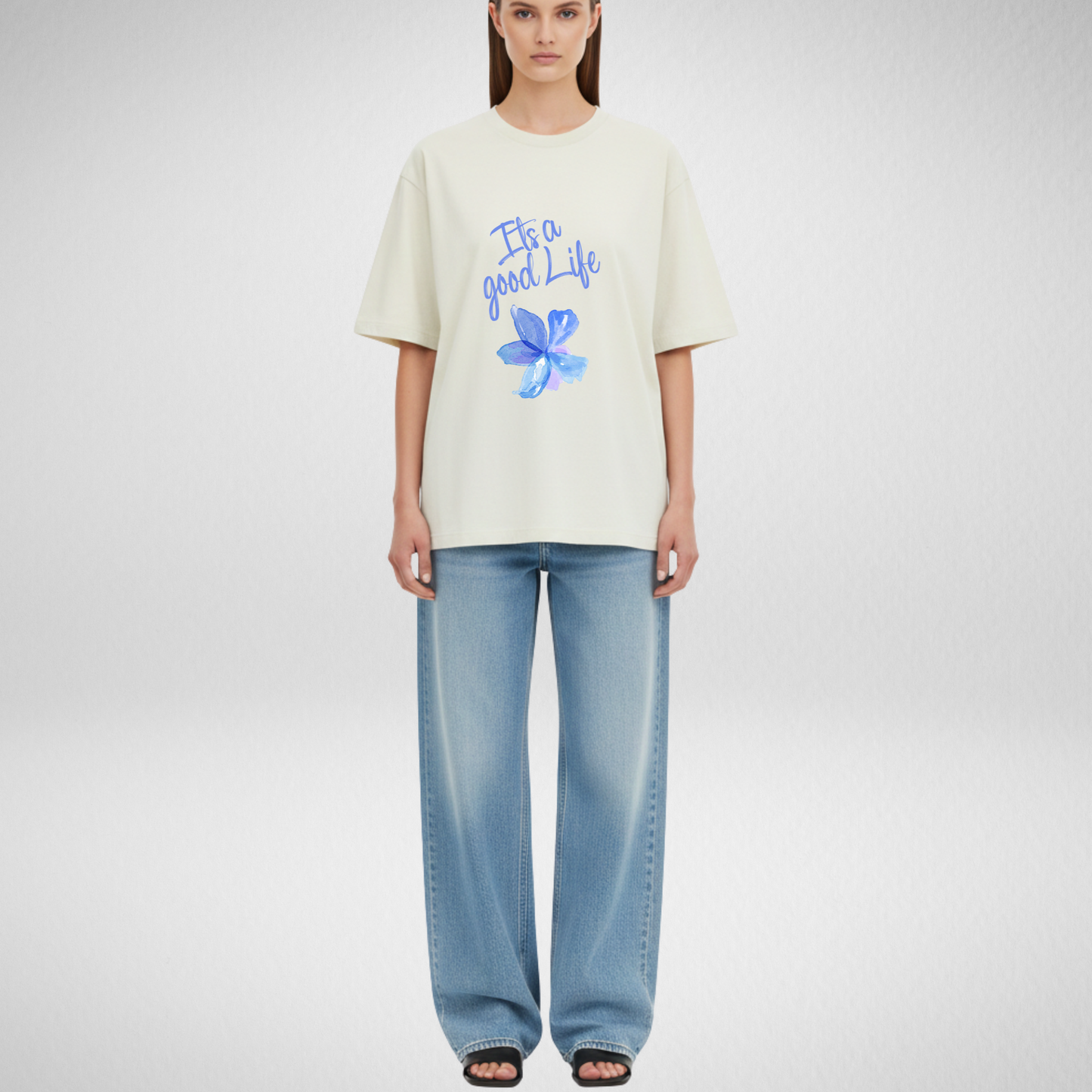 Good Life floral T-shirt