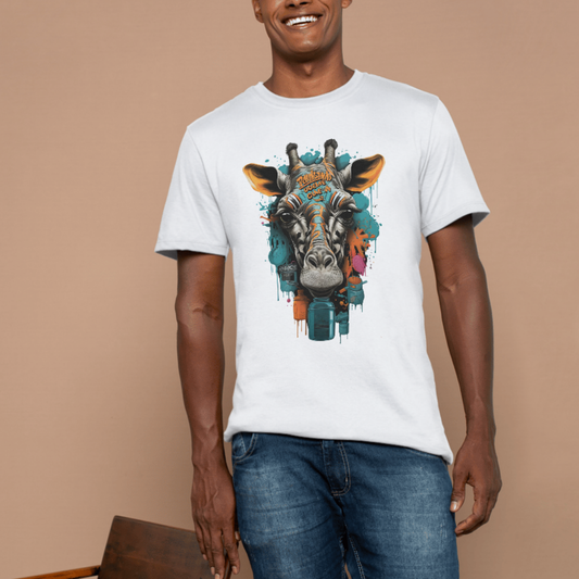 Giraffe Graffiti T-shirt
