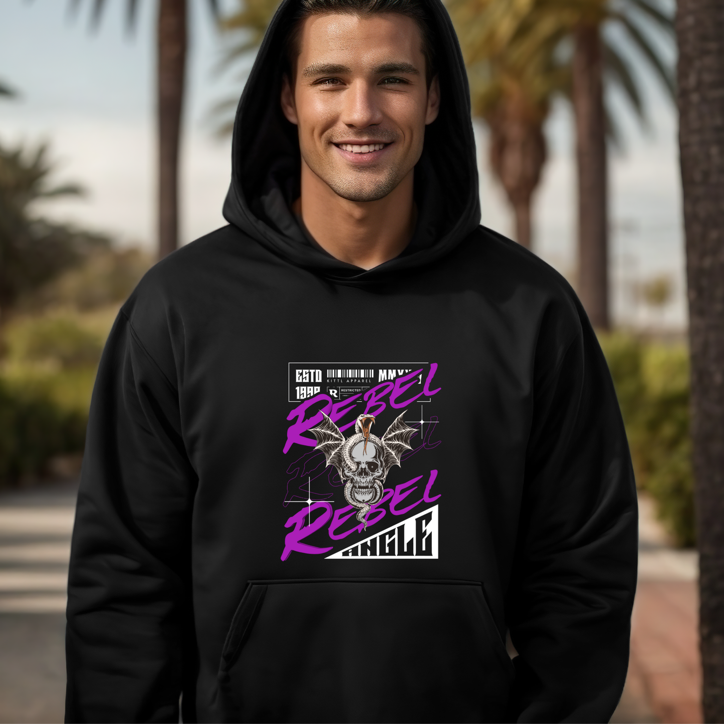 Rebel Angel Unisex Hoodie