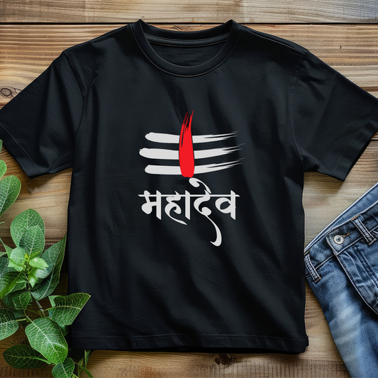 Mahadev T-shirt - Sacred Mahadev black T-shirt for Men