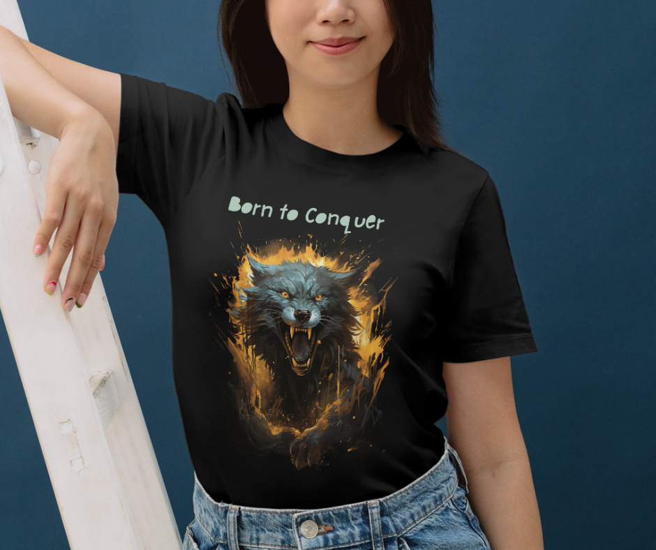Born to conquer Graphic T-shirt