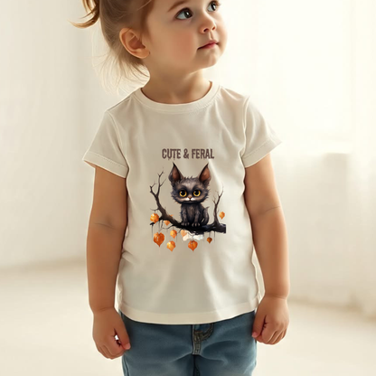 Cute & Feral Kid's Crew Neck T-Shirt