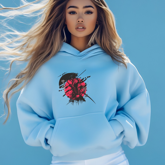 Japanese warrior Unisex Hoodie