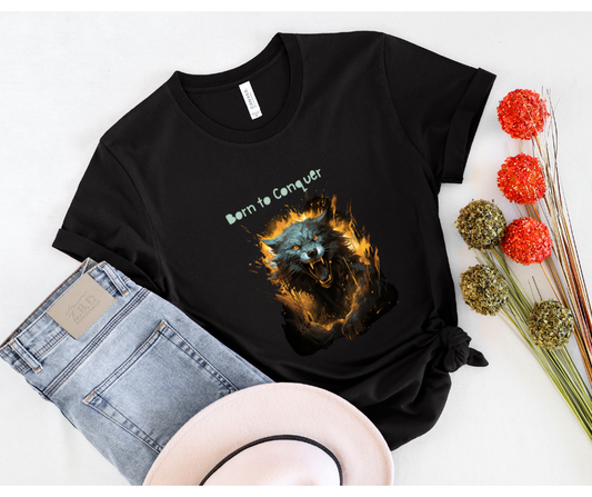 Born to conquer Graphic T-shirt