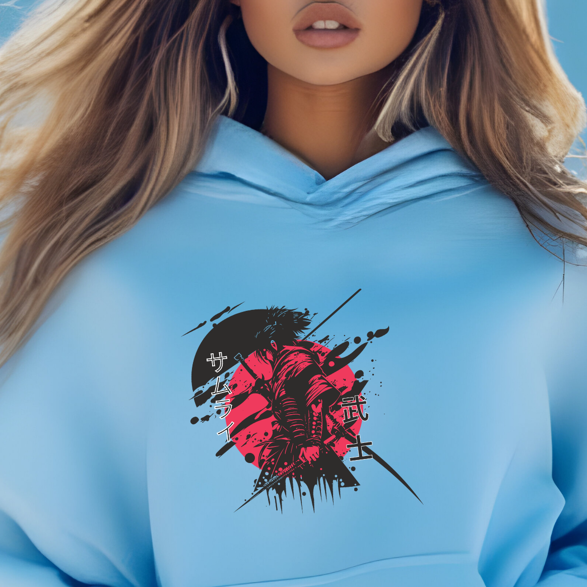 Japanese warrior Unisex Hoodie