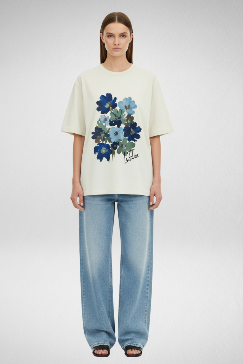 Floral Art Tee | Wearable Art Inspired by Nature