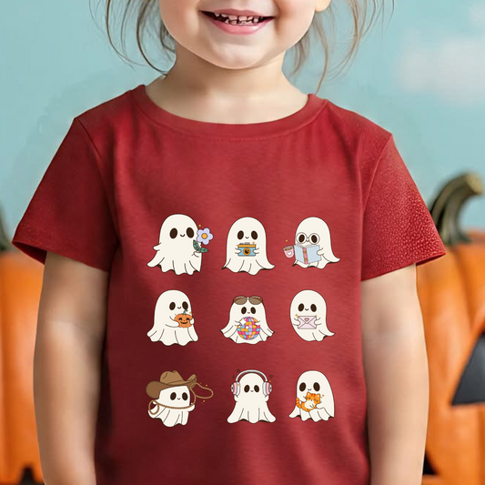 Ghost tattoo Kid's Crew Neck T-Shirt