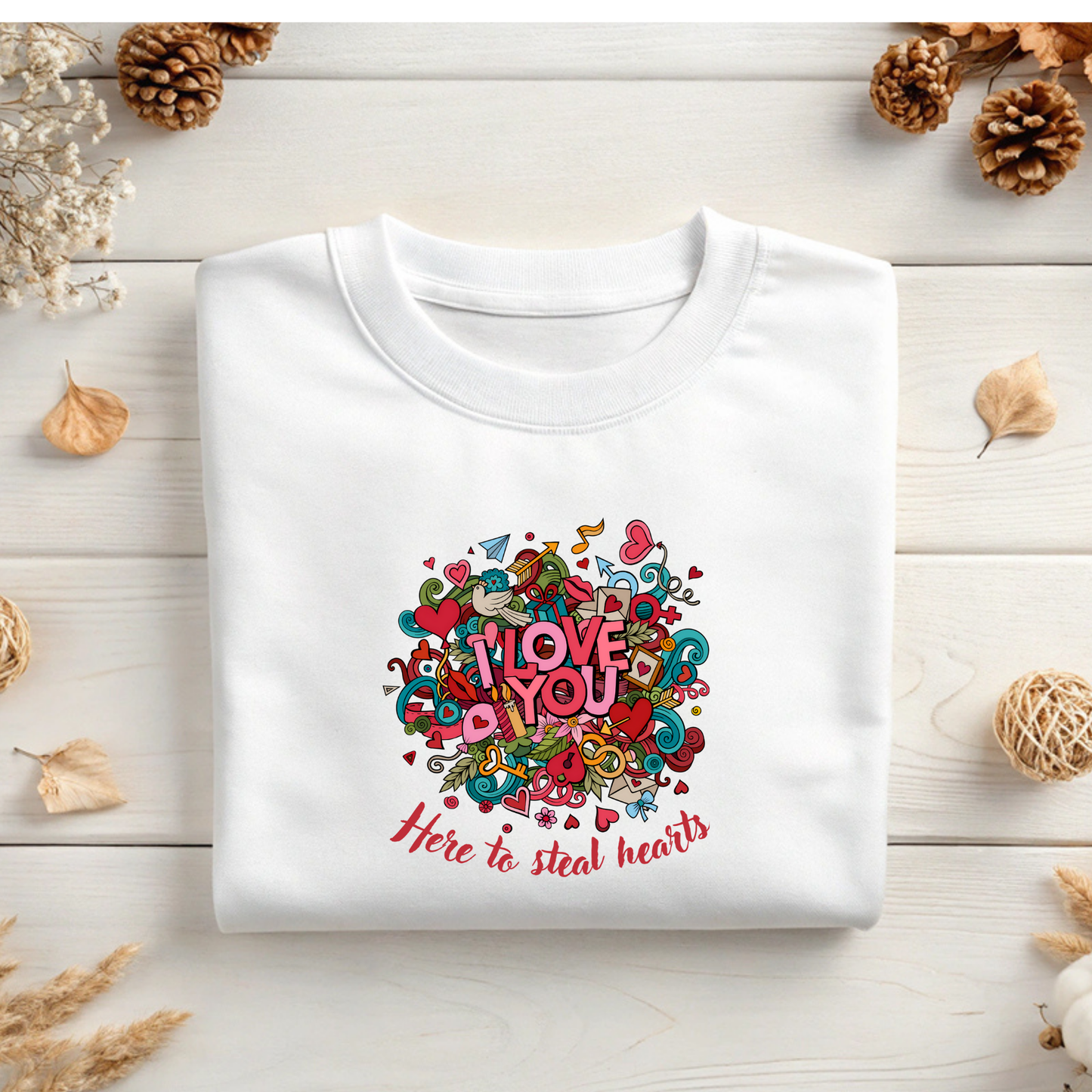 Here to steal hearts Sweatshirt