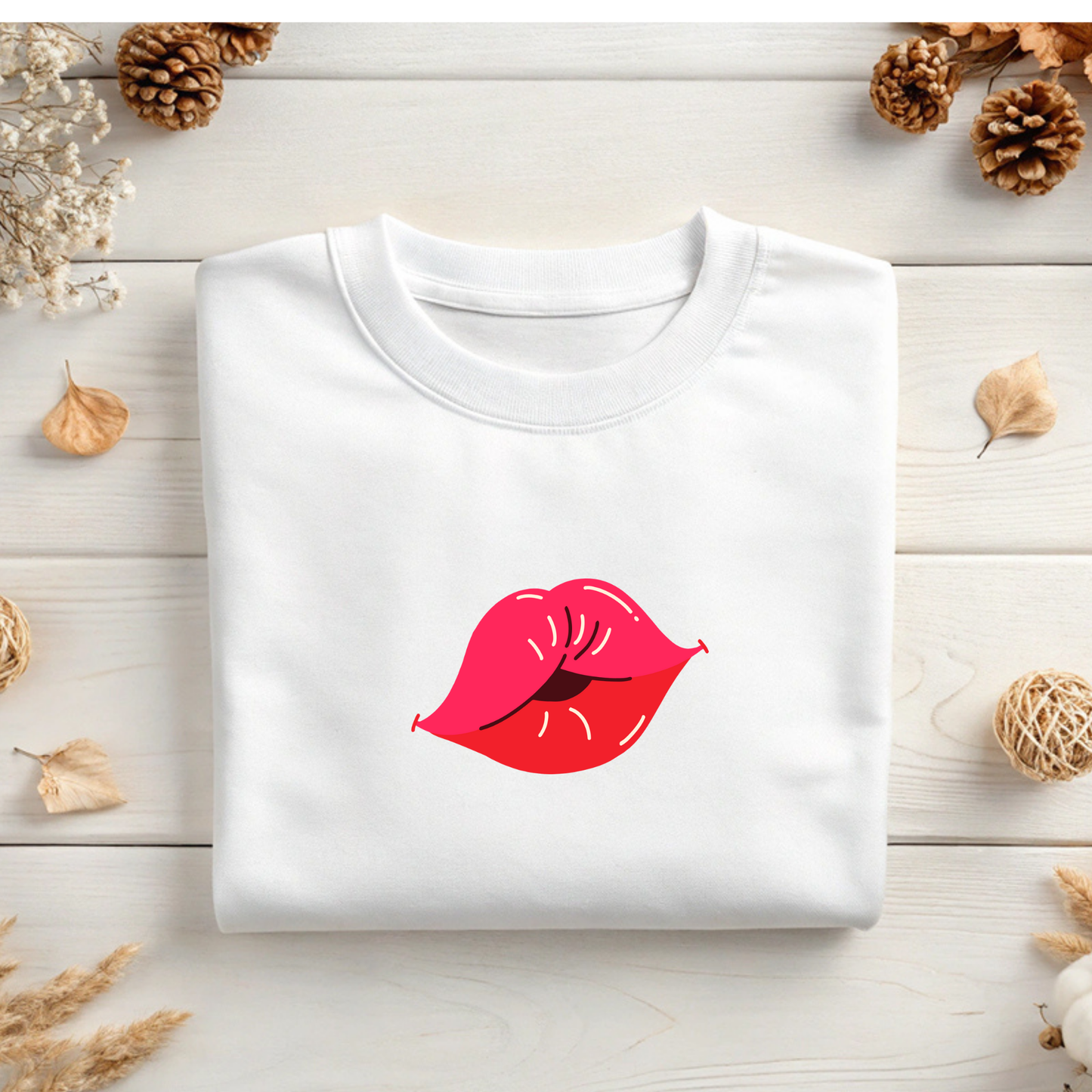 Pink lips Sweatshirt