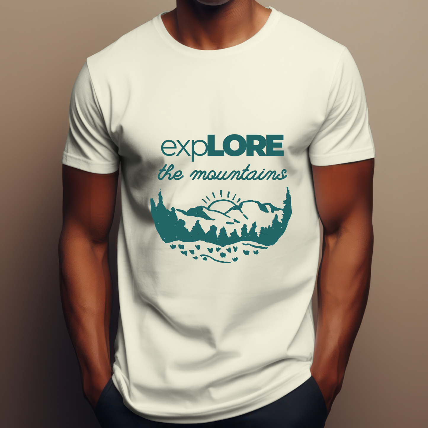Explore The Mountains T-shirt for Explorers