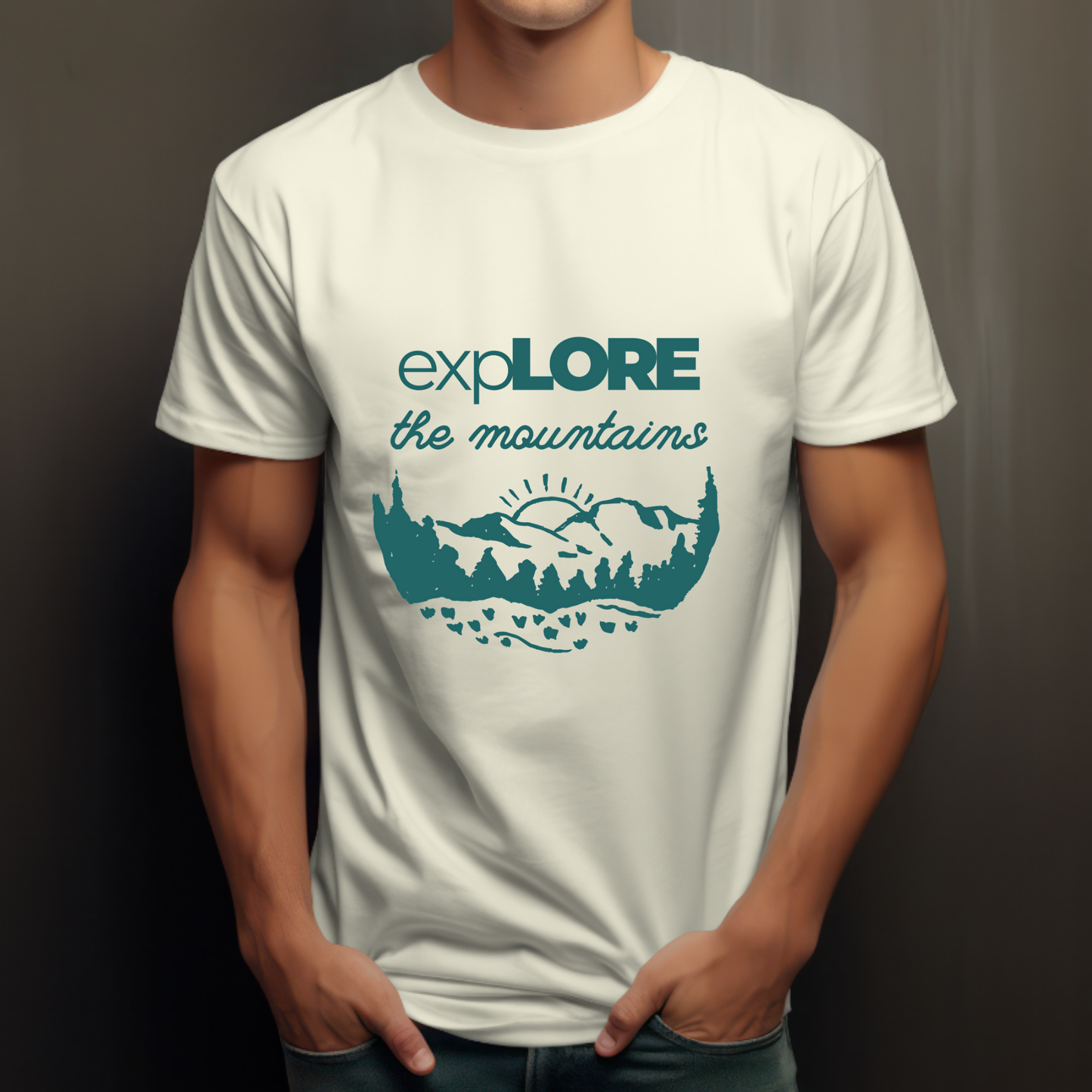 Explore The Mountains T-shirt for Explorers