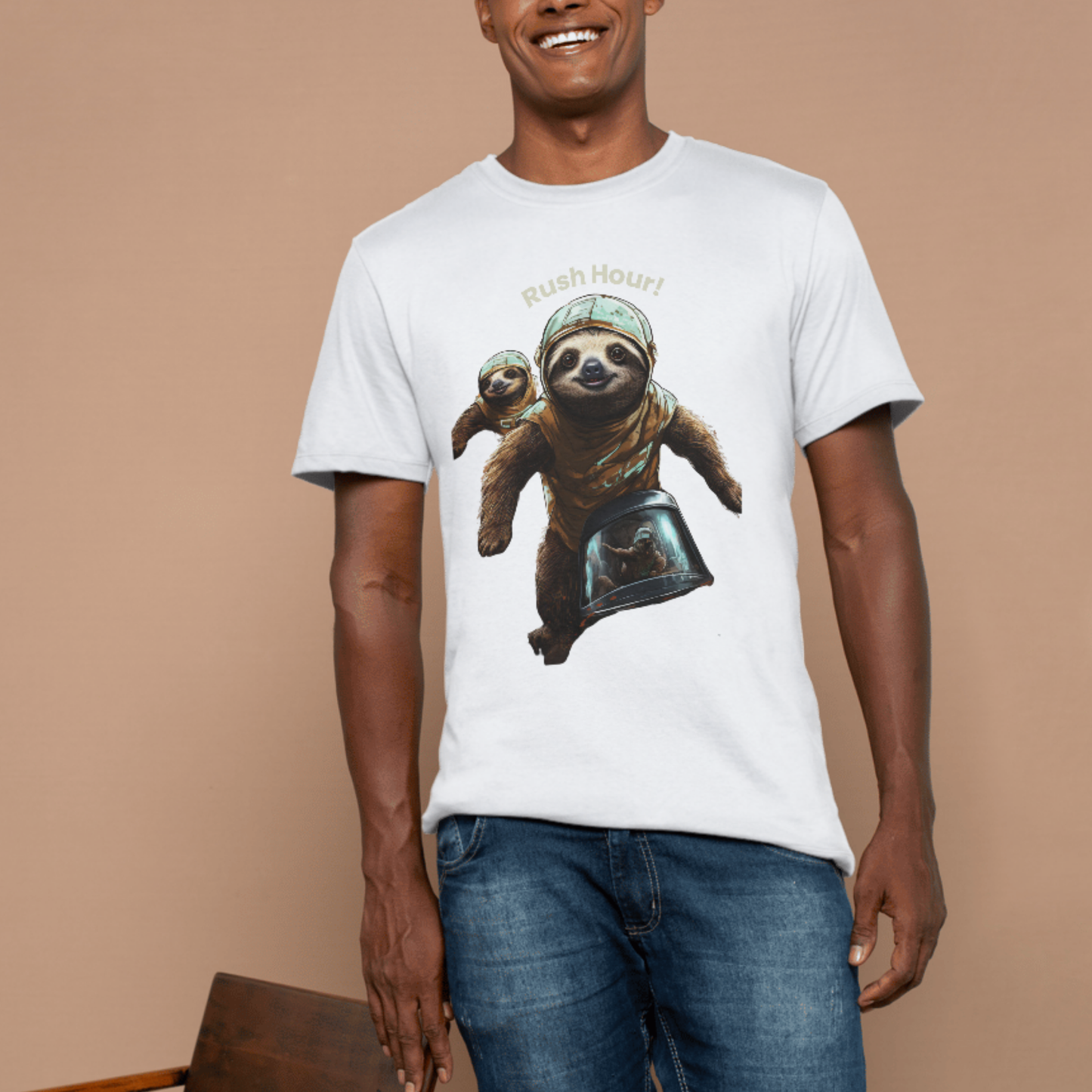 Rush hour sloth T-shirt