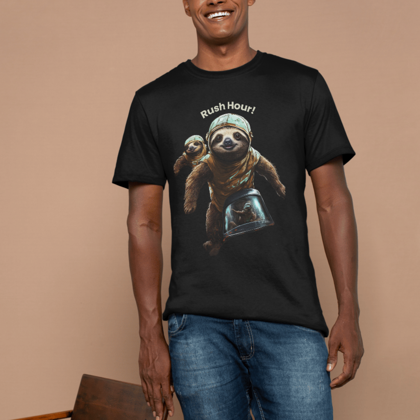 Rush hour sloth T-shirt