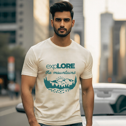Explore The Mountains T-shirt for Explorers