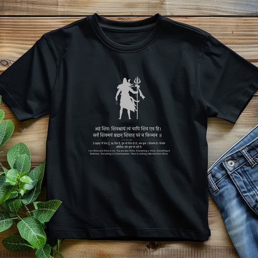 Aham Shiv sanskrit quote Mahadev graphic T-shirt