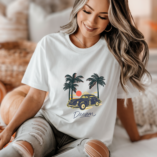 Dream beach travel T-shirt for Woman