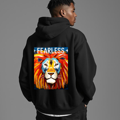 Fearless Lion Zip Hoodie