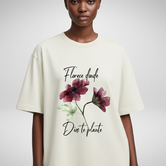 The Bloom floral summer T-shirt