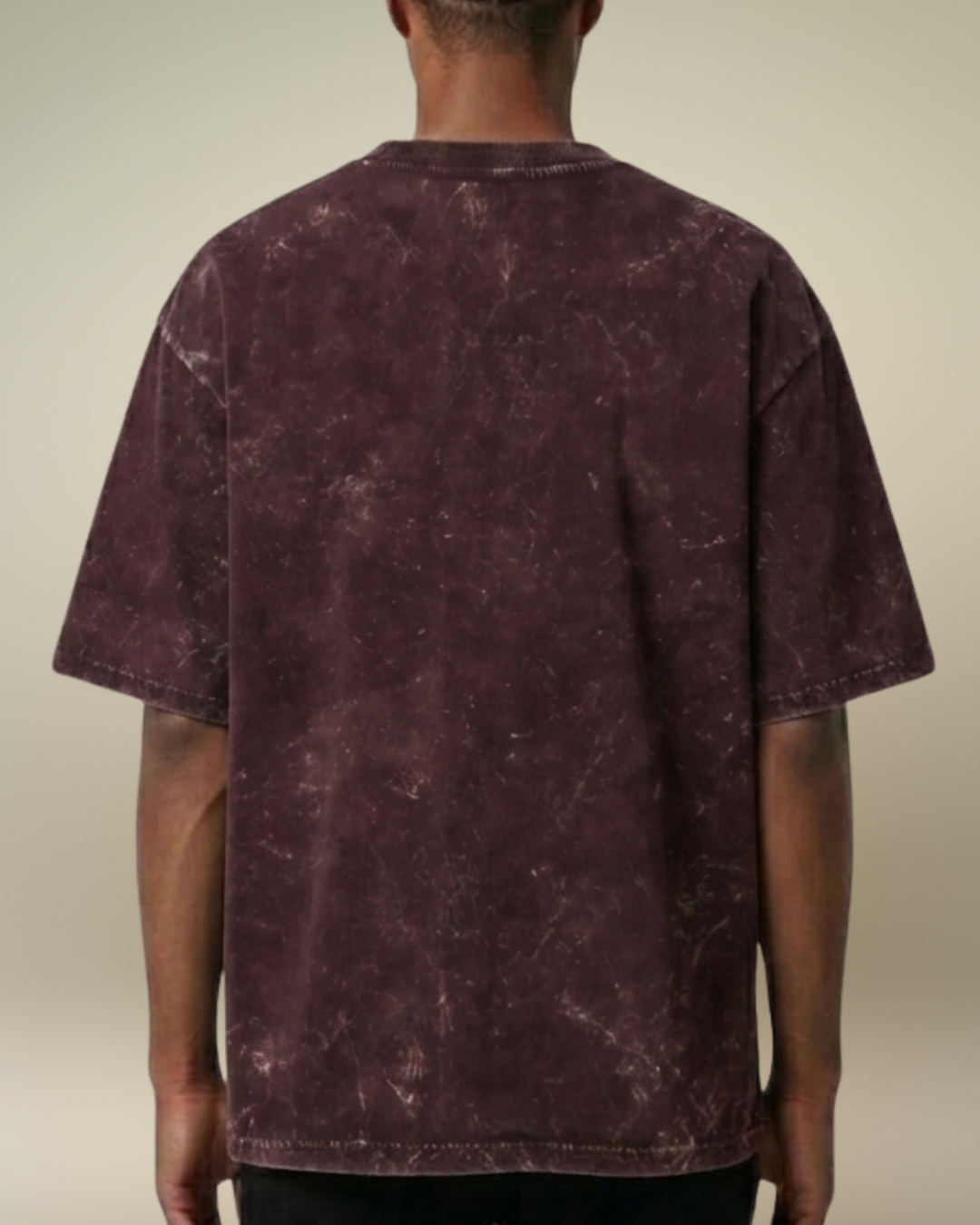 Karma- The koi fish - Acid Wash T-shirt for Men