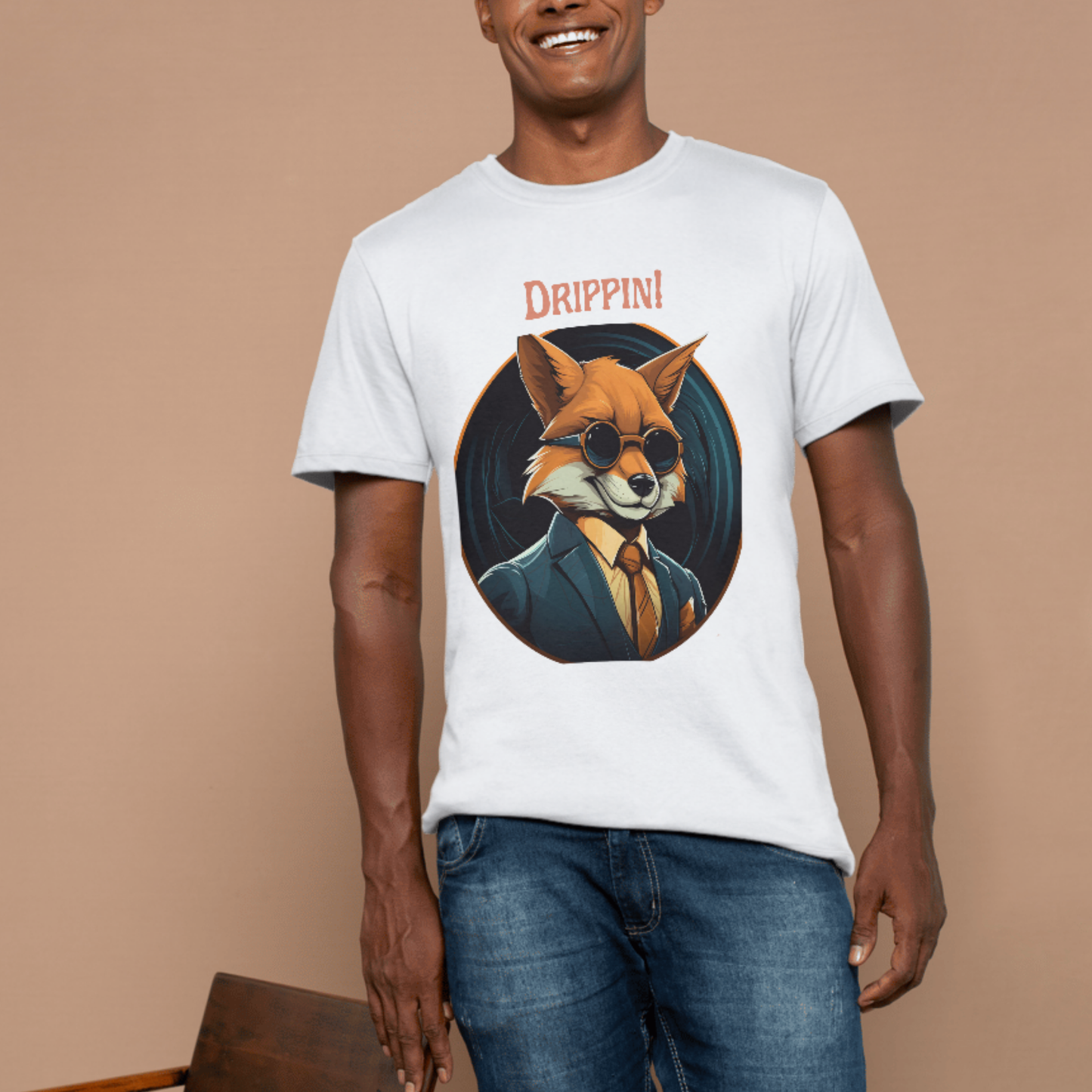 Drippin cartoon character T-shirt