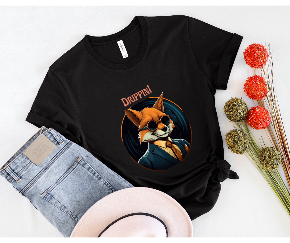 Drippin cartoon character T-shirt