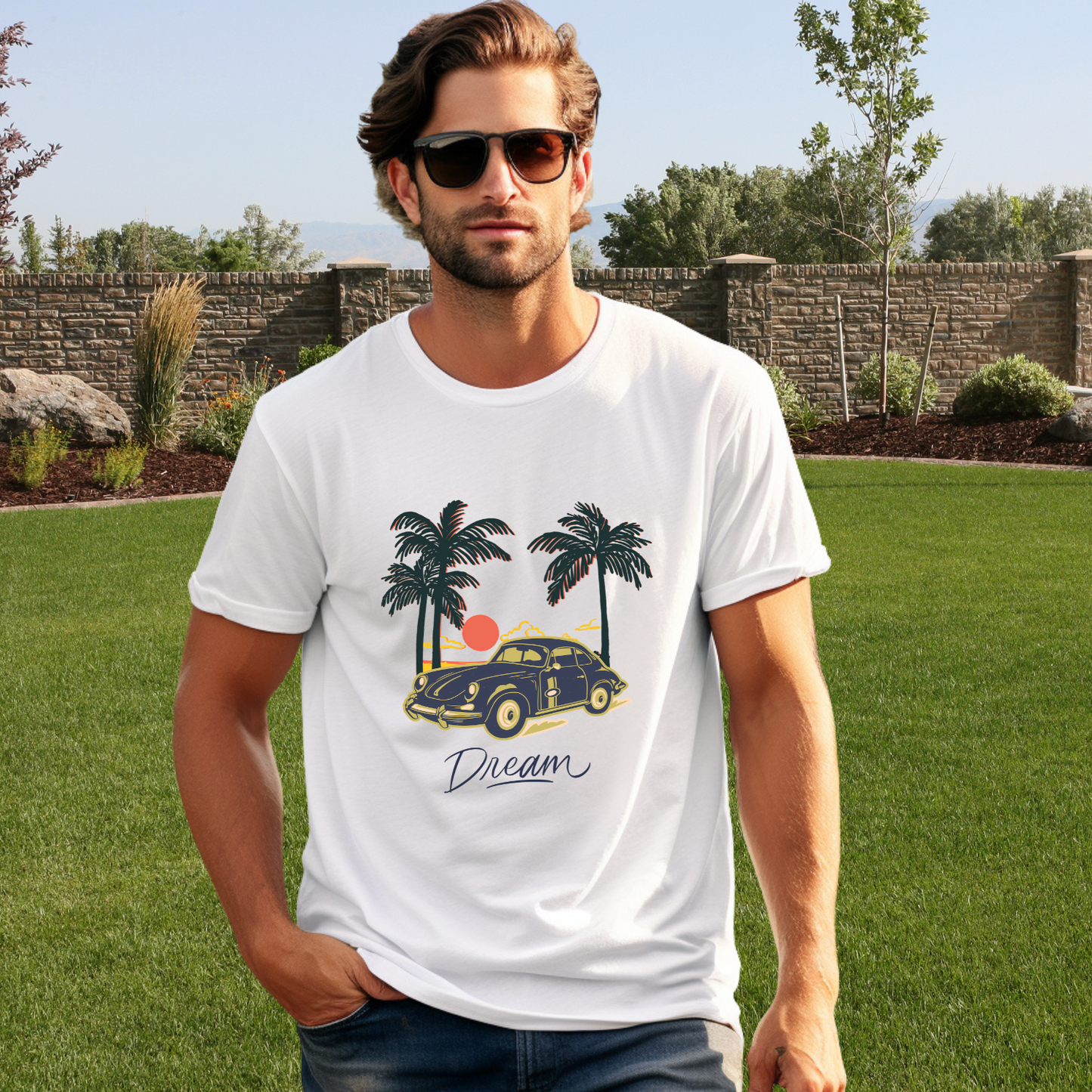 Dream beach travel T-shirt