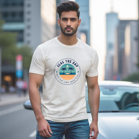 Seas The Day Tropical Travel T-Shirt