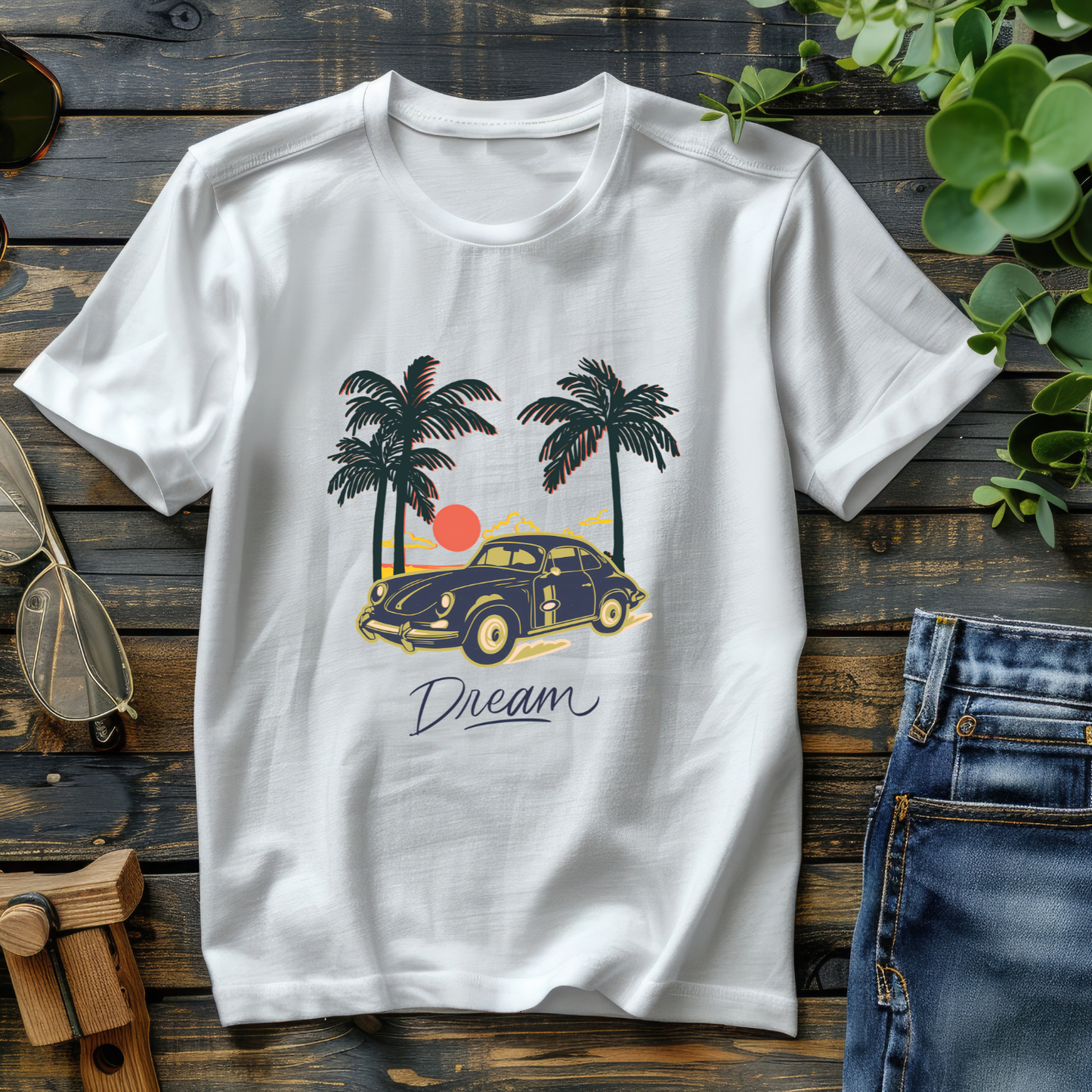 Dream beach travel T-shirt