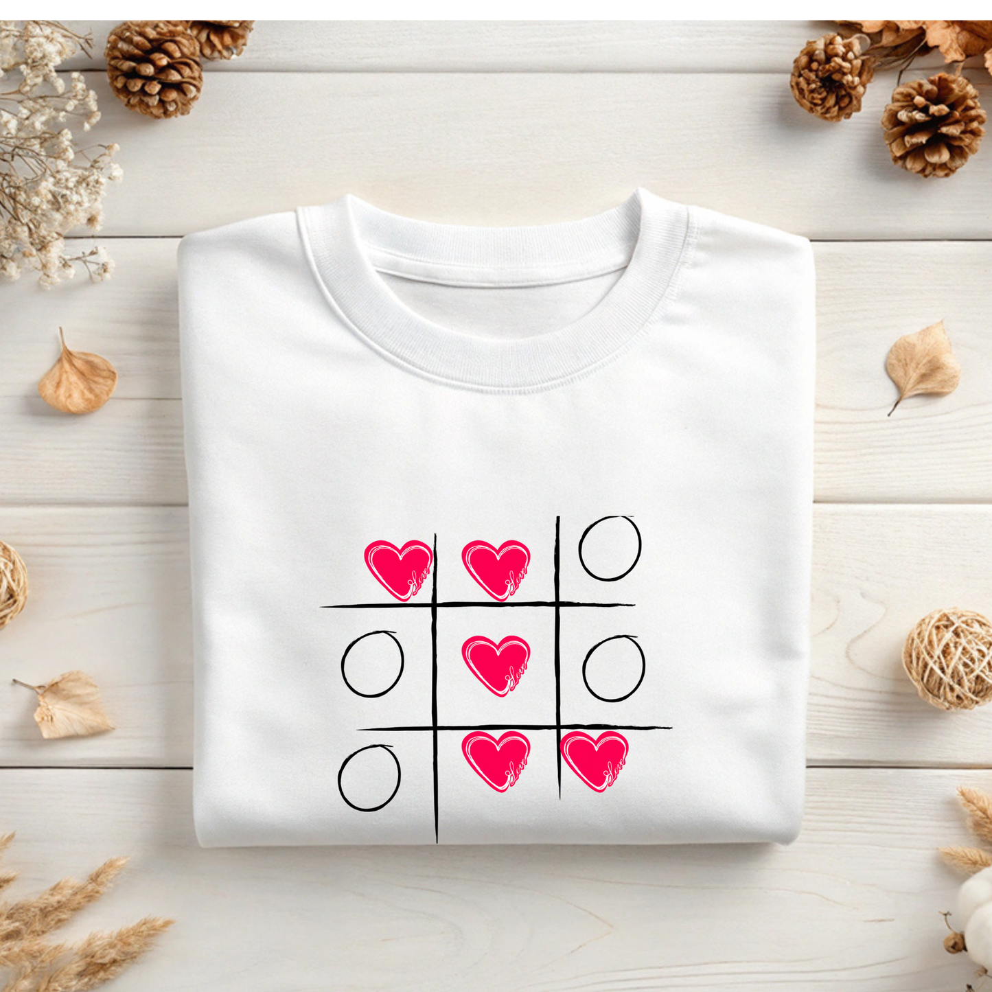 Criss cross Heart Valentine's Sweatshirt