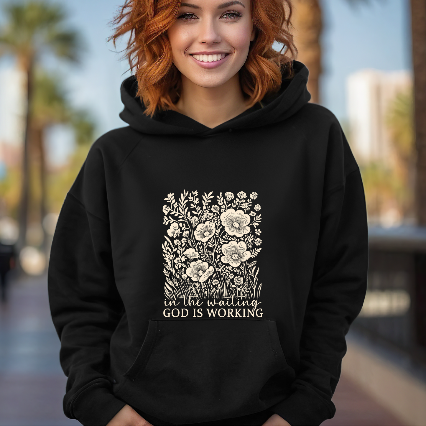 Floral Unisex Hoodie