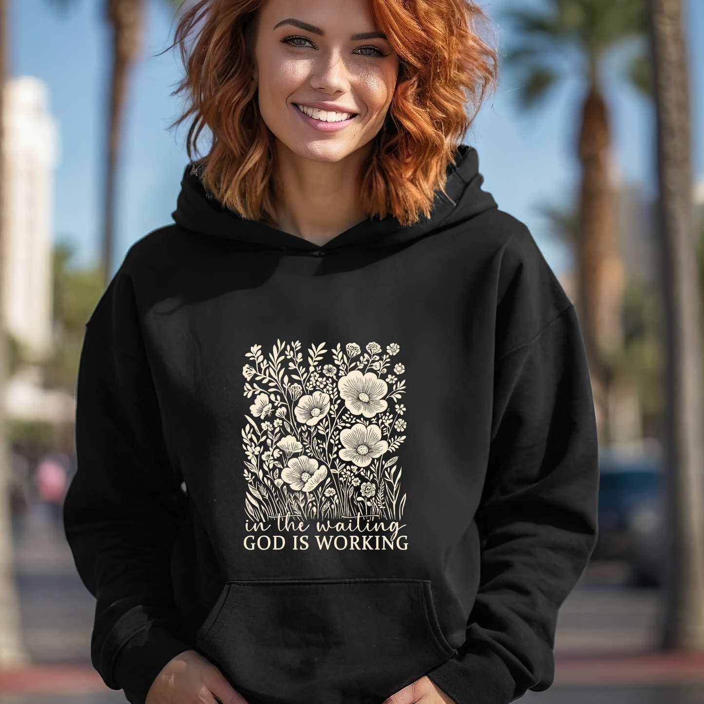 Floral Unisex Hoodie