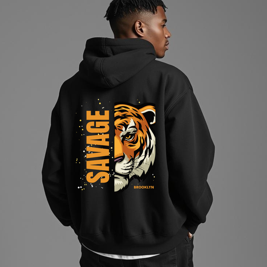 Savage Lion Zip Hoodie