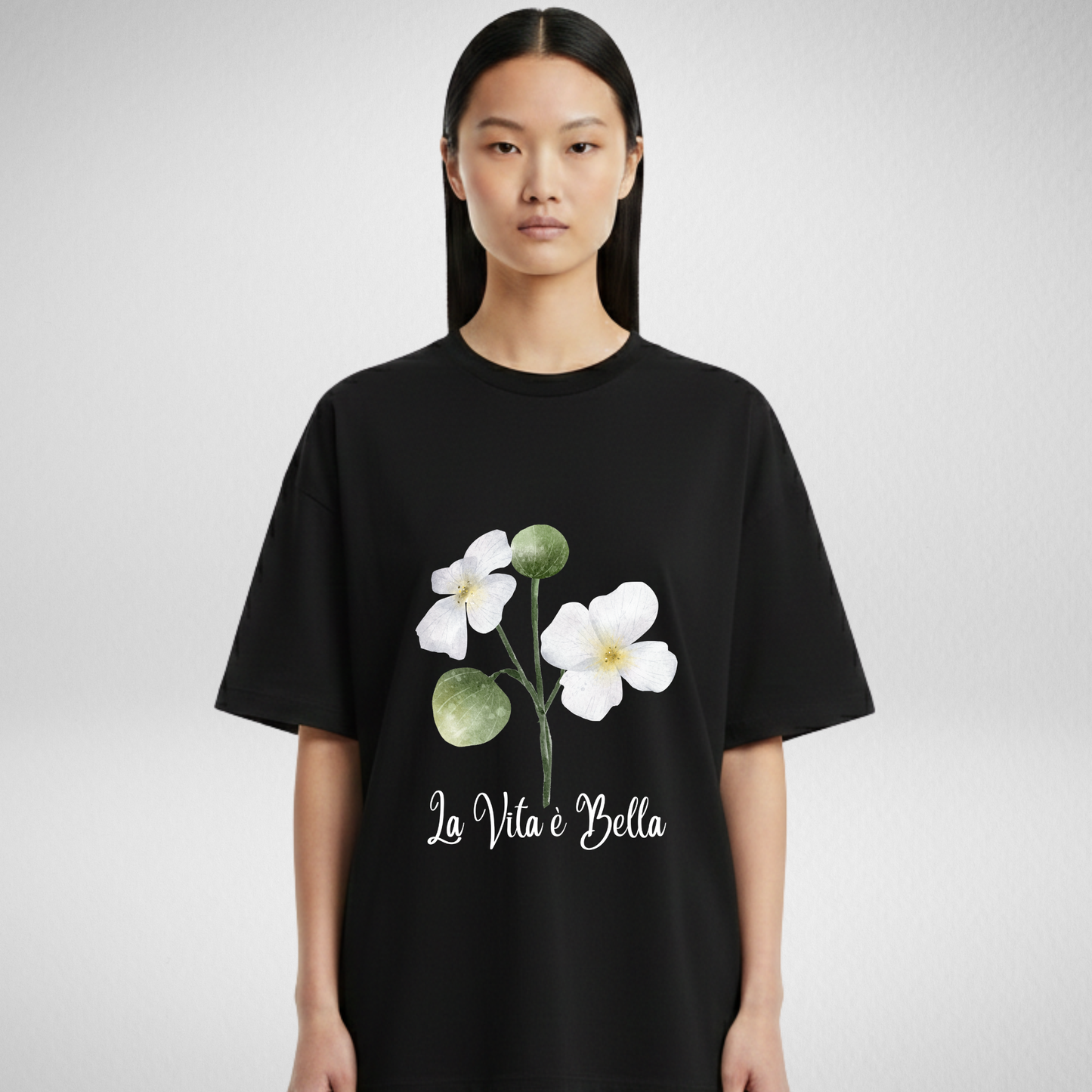 Life is Beautiful Floral T-shirt