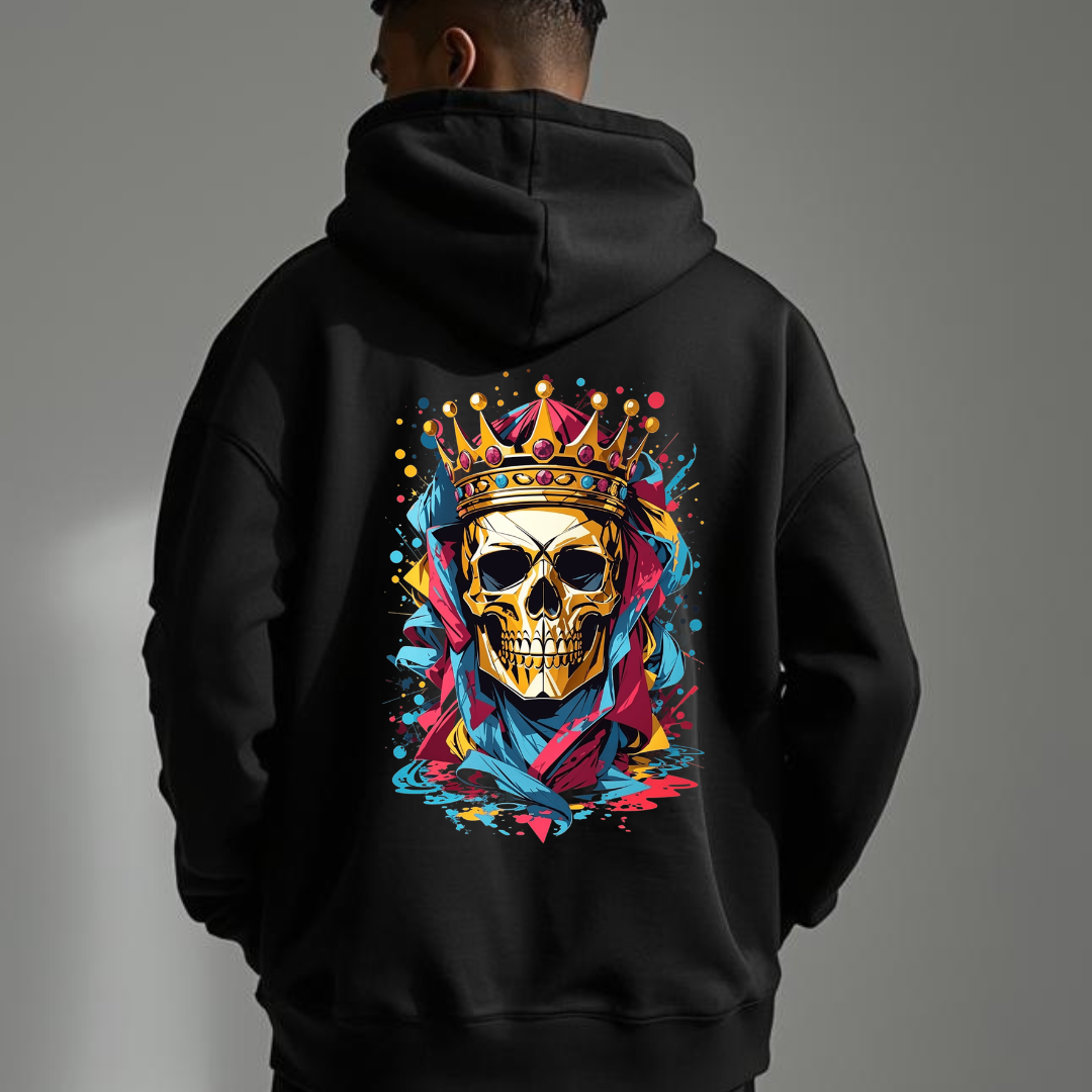 Skull King Zip Hoodie