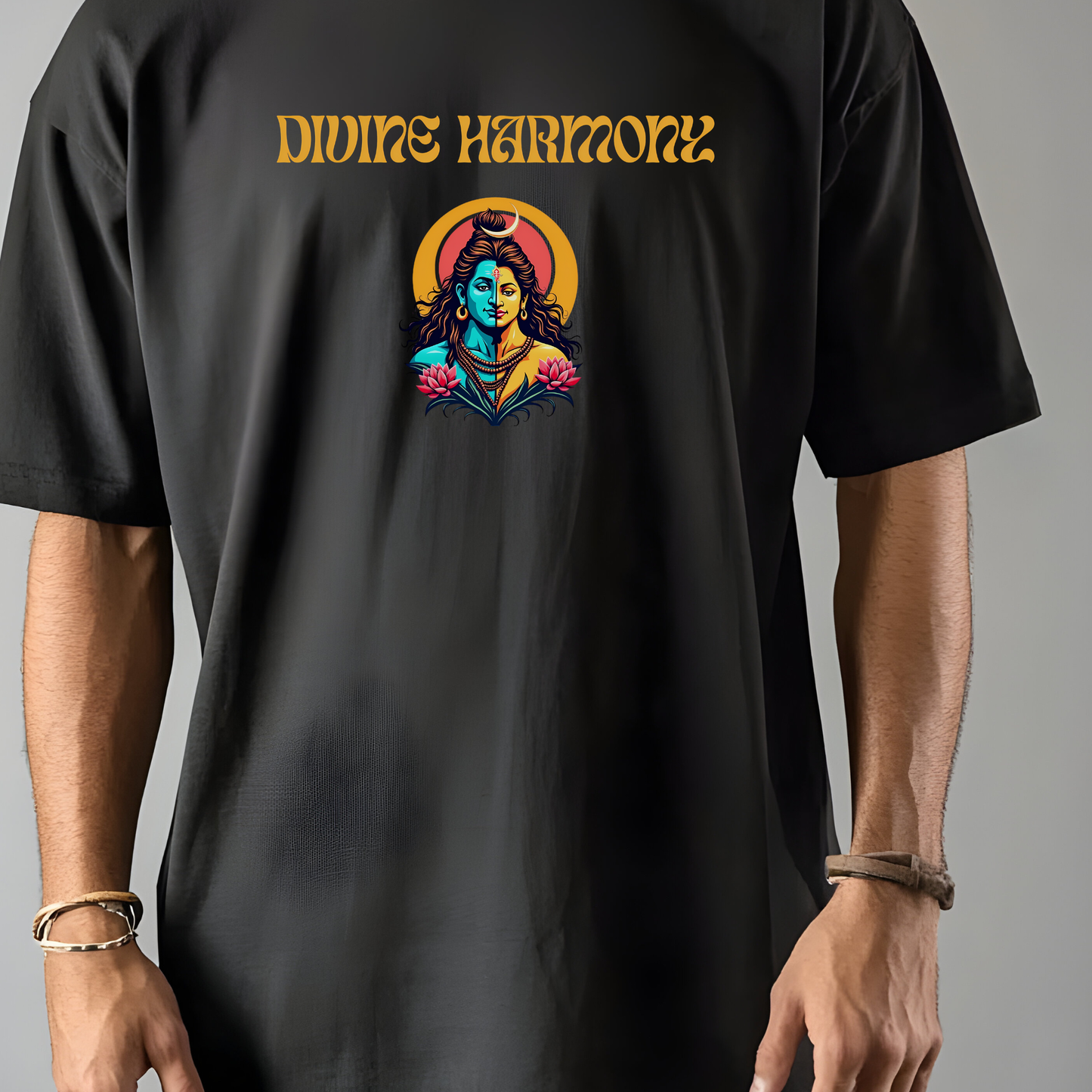 Divine Harmony - Shiv Shakti divine union Mahadev Graphic T-shirt