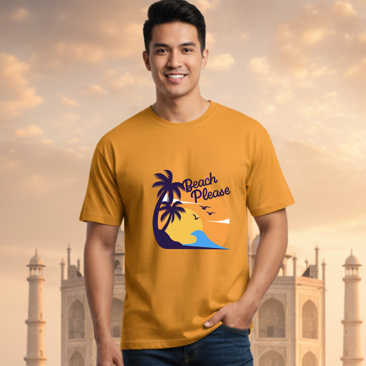 Beach Please Travel T-shirt for Beach Lovers