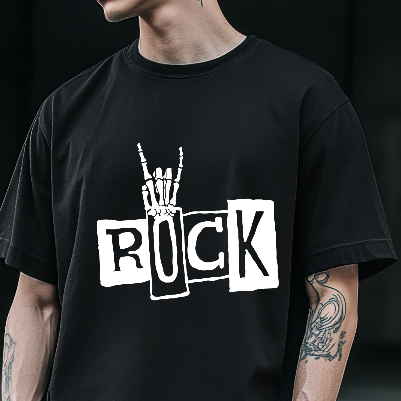 Rock Gothic Oversized T-Shirt