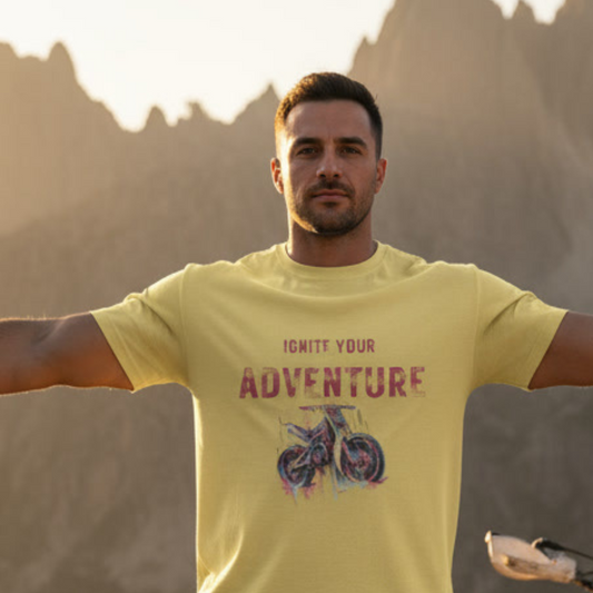 Biker T-shirt for Adventure Lovers