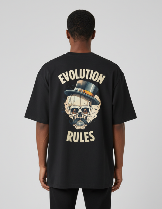 Evolution Rules Gothic Oversized T-shirt