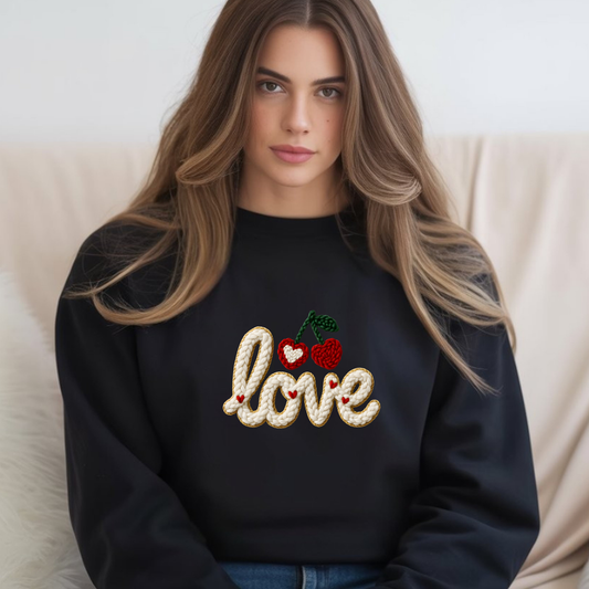 Crochet Love  Sweatshirt