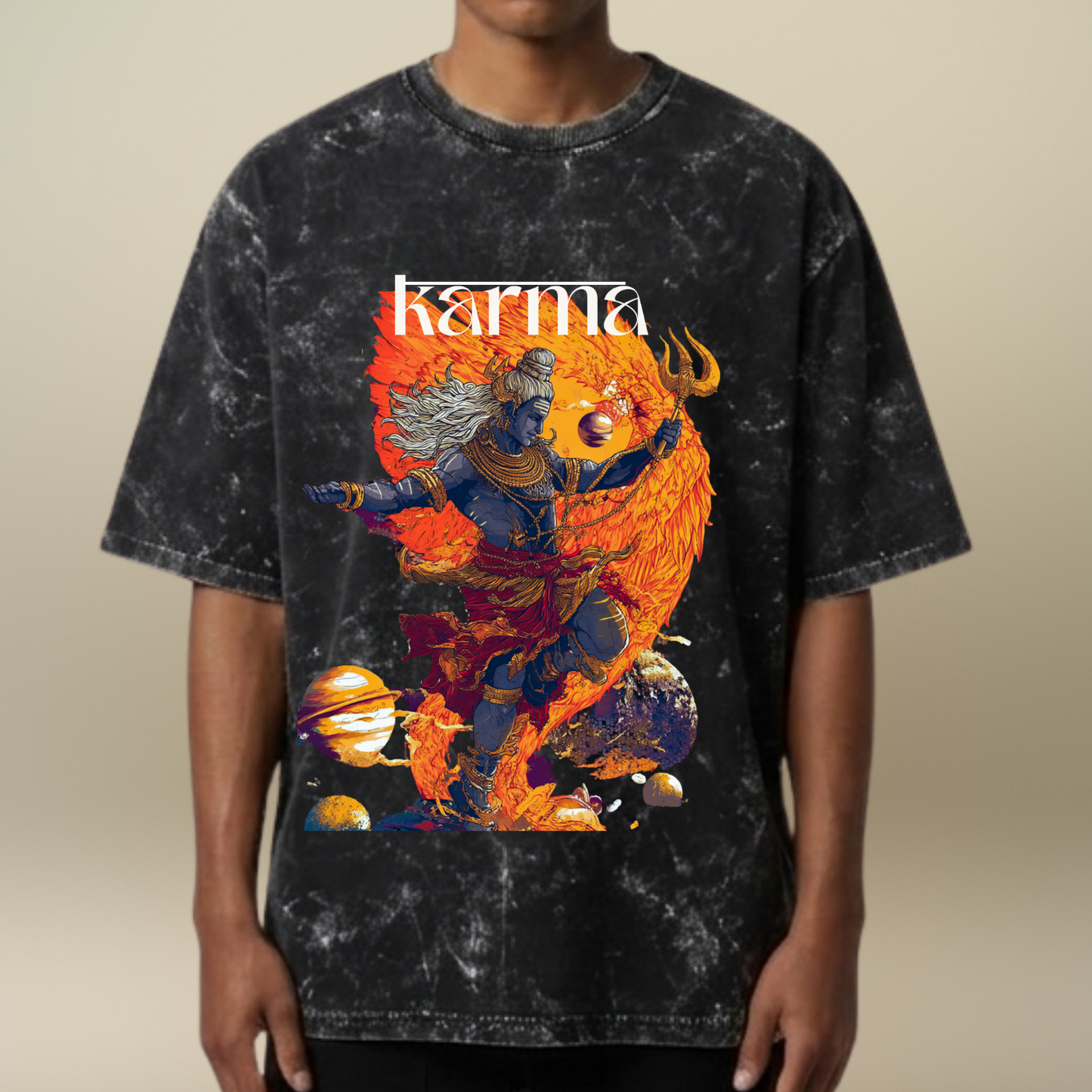 Karma - Acid Wash Tee