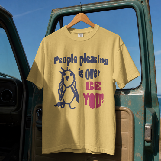 Quirky Bird Doodle T-Shirt