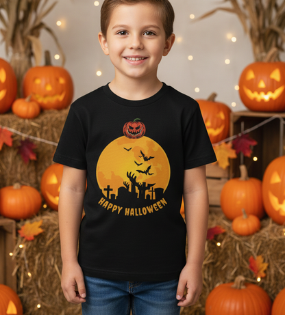 Halloween Boy's Crew Neck T-Shirt
